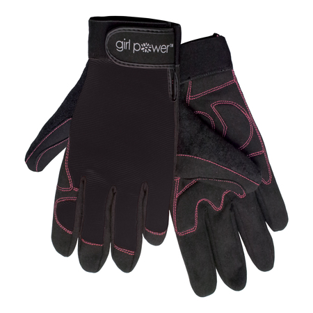 ERB SAFETY GP8-611 Women's Mechanics Gloves, Black, MD 28863